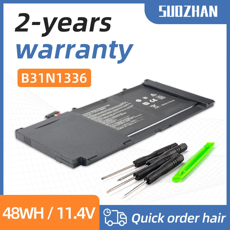 

SUOZHAN B31N1336 Battery for ASUS VivoBook C31-S551 S551L S551LB S551LA R553L R553LN R553LF K551L K551LN V551L V551LA