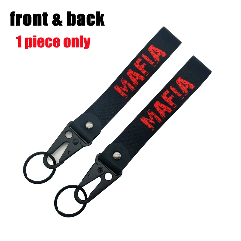JDM Kultur Stil Schlüsselanhänger Rennwagen Motorrad Schlüsselanhänger Ring Kette Stahl Federclip Lanyard Schlüsselband Auto Anhänger Zubehör