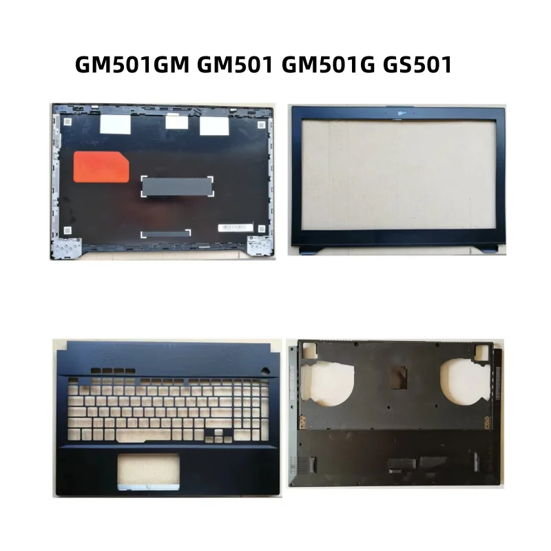 

New Laptop LCD Back Bezel Front Frame Palmrest Upper Bottom Cover Case For GM501GM GM501 GM501G GS501 shell