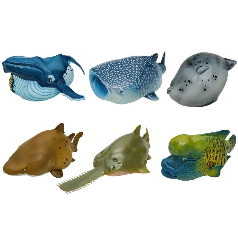 

Original Animal Planet Aciton Figure Cute Kawaii Ocean Sea Anime Decor Resin Models Toys Creativity Gift