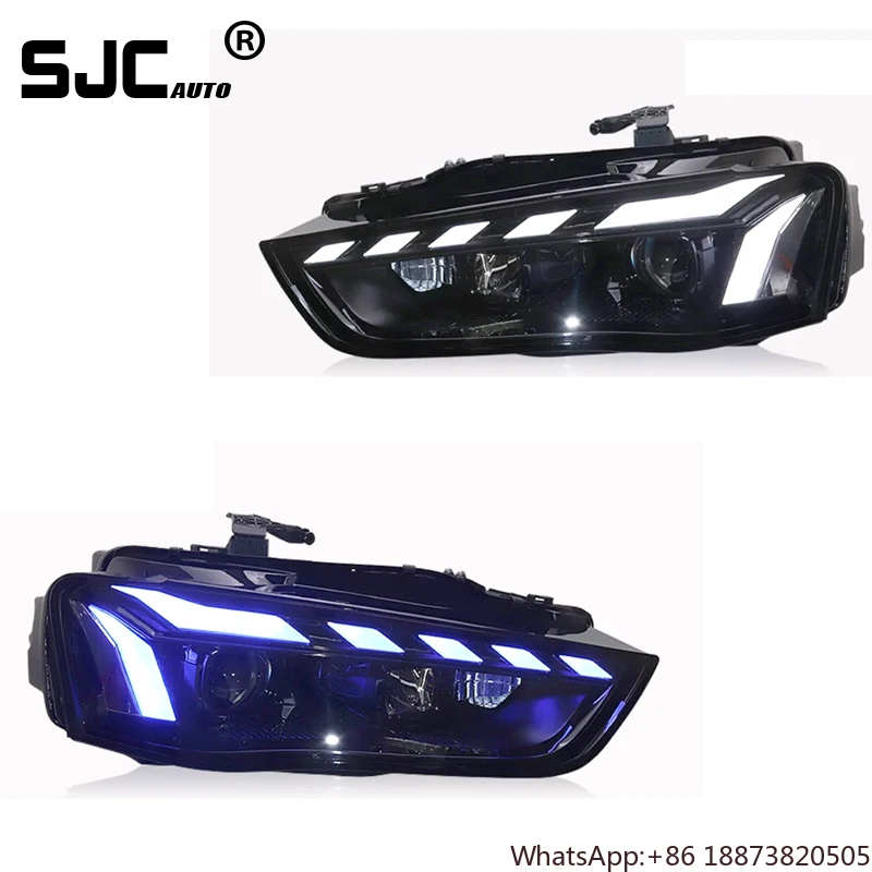 

Auto Car Headlight for Audi A4 2013-2016 Head Lamps New Upgrade Full LED Front Lamps