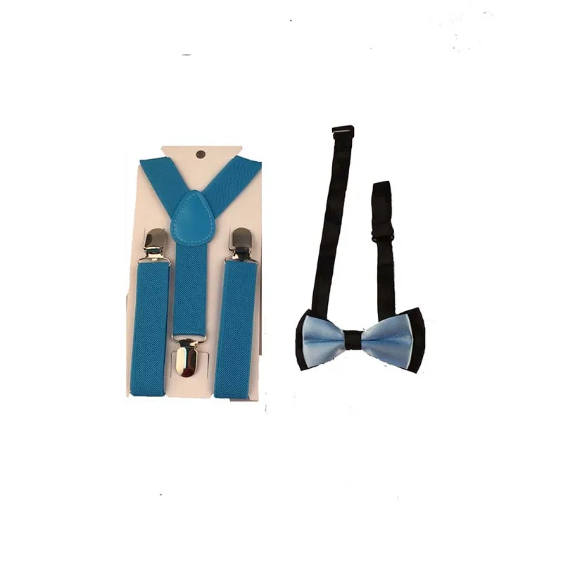 Necktie Children 2Pcs Tie Suspenders Kid Christmas Fashion Wedding Hot Clothing Accessories Lovely school MJ35