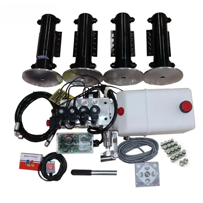 10T Double Action, Lift Cylinder Kit Replacement Parts for RV Leveling System Trailer Stabilizer
