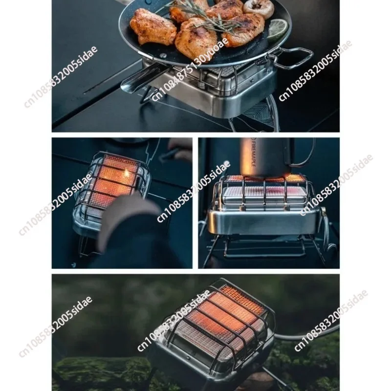 Outdoor 304 Stainless Steel Infrared Stove 1800W Portable Camp Gas Burner Multi-function Outdoor Heater Warmer for Camp Picnic