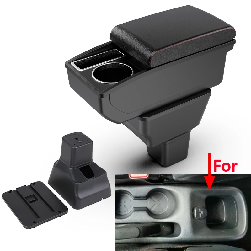 

Подлокотник для Nissan Kicks, ящик для хранения на центральной консоли с подстаканником 2016, 2017, 2018, 2019, 2020 2021, автомобильные аксессуары