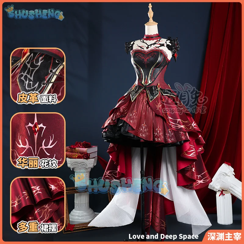 Game Love And Deepspace Heroines Cosplay Costume Abyss Dominator Uniform Halloween Party Women Carnival Outfit