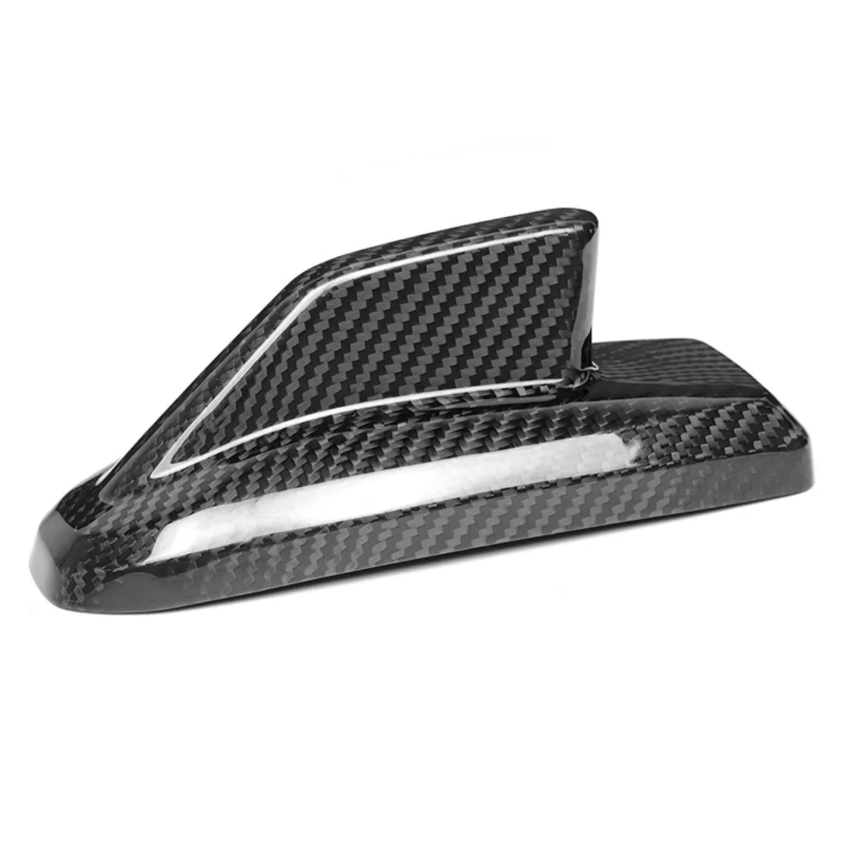 Suitable for Chevrolet Solod 2019 Dry Carbon Fiber Car Roof Antenna Cover Decorative Shell Parts