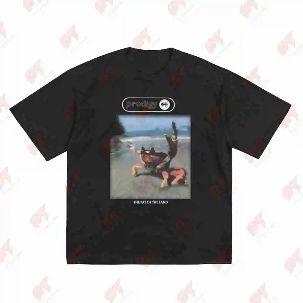 Prodigy The Fat Of The Land Album Short Sleeve Tee 100% Cotton T-Shirt