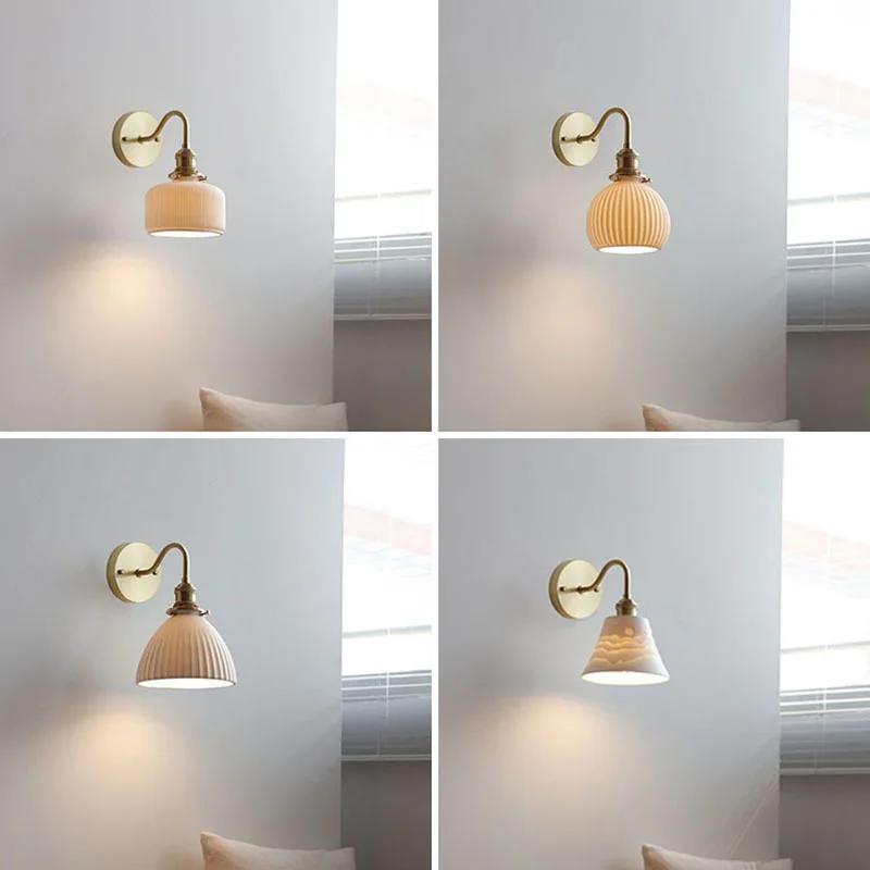 Simple Hardwares Wall Lamp Gold Black LED Living Room Luminous Indoor Lighting Nordic Style Bedroom Stair AC110-220V Soft Light