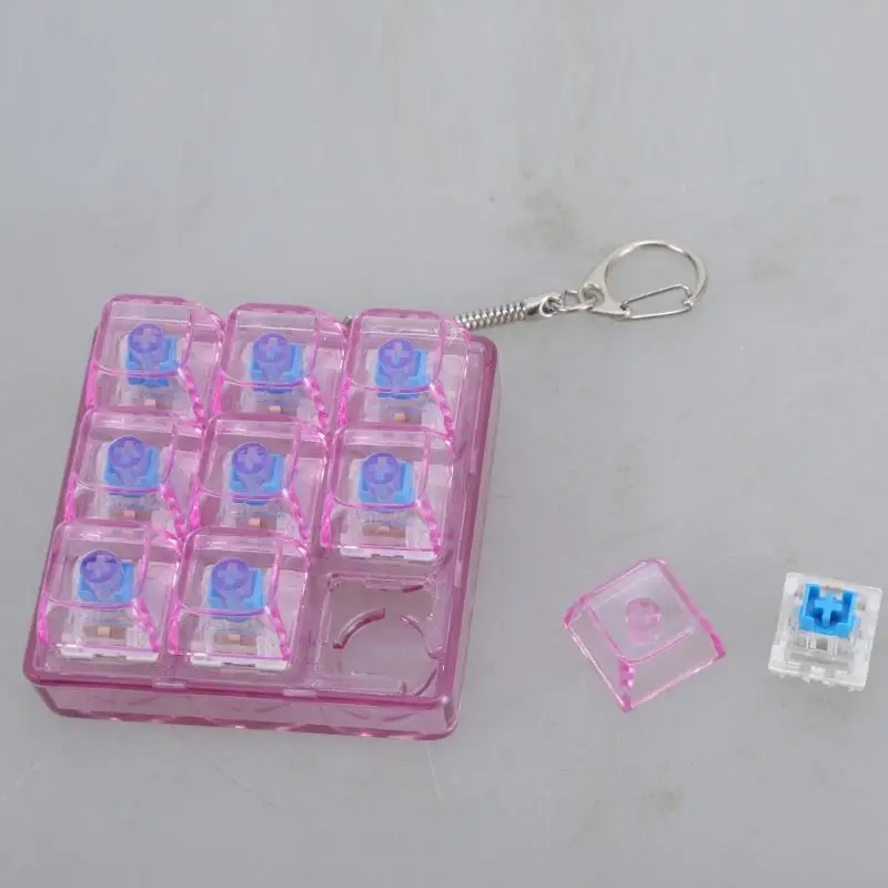 9 Axes Mechanical Keyboard Switches Sampler Feature Minimalist No Light Design and Fashionable Stylish Look