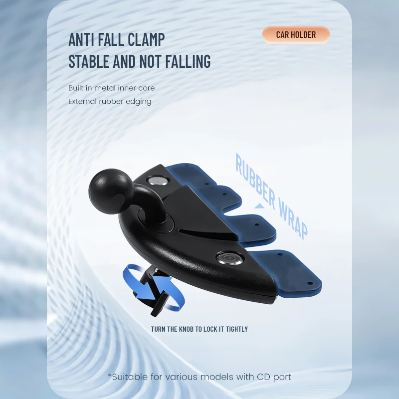 Universal 4-13 in Tablet Stand Holder Car CD Slot Bracket Cell Phone Mount for iPad Pro Air Mini for iPhone Xiaomi Huawei Tablet