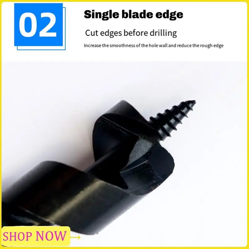 Especial 25Mm Manual Survival Drill Bit Woodworking Hole Saw Bit With Wooden Stick Hand Auger, Hand Wood Auger Drill Bit