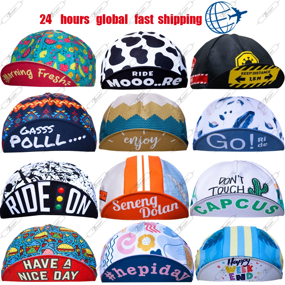 NEW cycling Caps Men and Women Team bike hat Multiple style options Headdress Breathable MTB cycling biking cap sports Pro brand