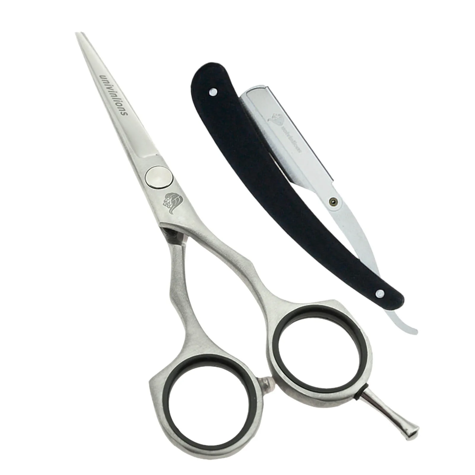 5.0 / 5.5 Inch Optional Straight Hair Scissors Professional Hairdressing Scissors for Pet Grooming Haircut Shear Barber Supplies