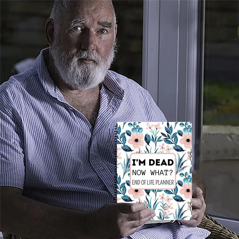 QWE-I'm Dead Now What Planner Death Planner 노트 참신 End Of Life Planner 노트 문구 용품