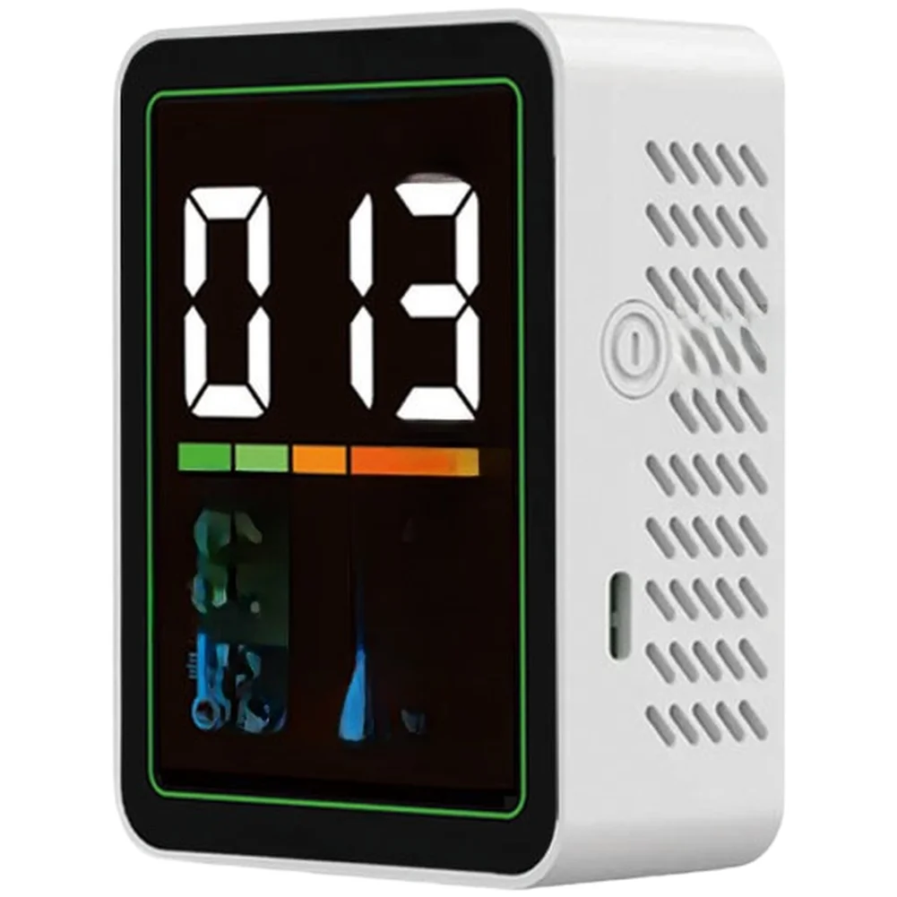 5 In Air Quality Monitor PM2.5 PM10 PM1.0 For Temperature Humidity Detector High Sensor USB-C Rechargeable Alarm Tool