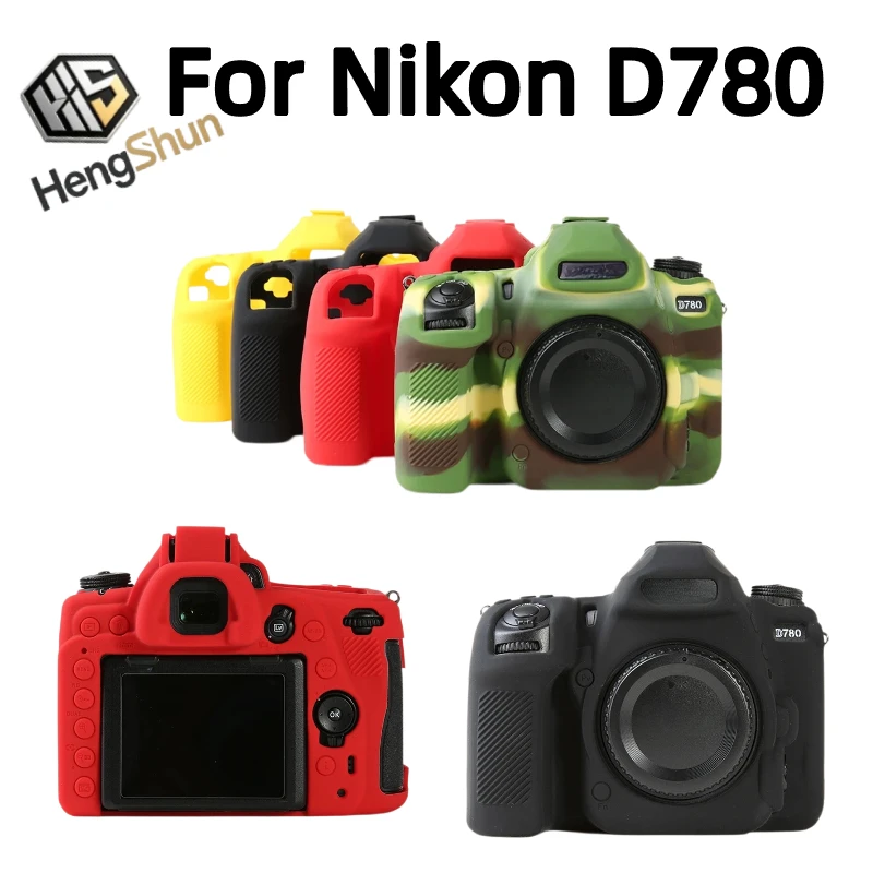 Soft Case For Nikon D780 Micro Single Camera Silicone Protective Case Camera Case Camera Bag + 1PCS free tempered film