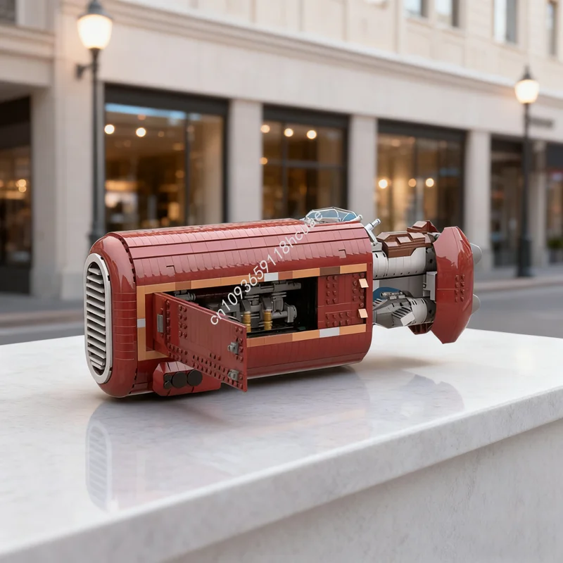 

1563 шт. MOC Rey S Speeder UCS Star Battle Модель игрушки Строительные блоки Строительная сборка DIY Детский Рождественский подарок на день рождения