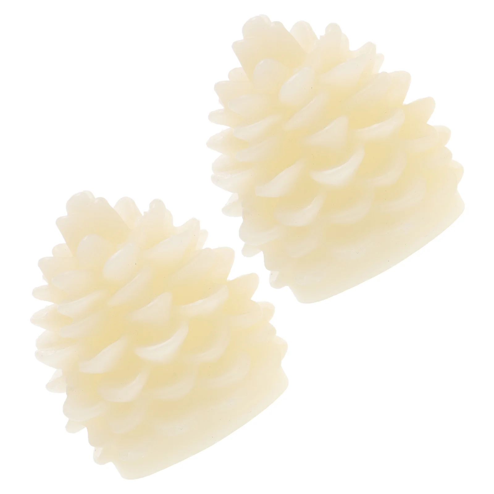 2 قطعة LED عديمة اللهب الشمع الصنوبر المخروط أضواء رومانسية دافئة الأصفر ليلة مصباح الطرف الديكور مريح المنزل مهرجان الخفيفة #2