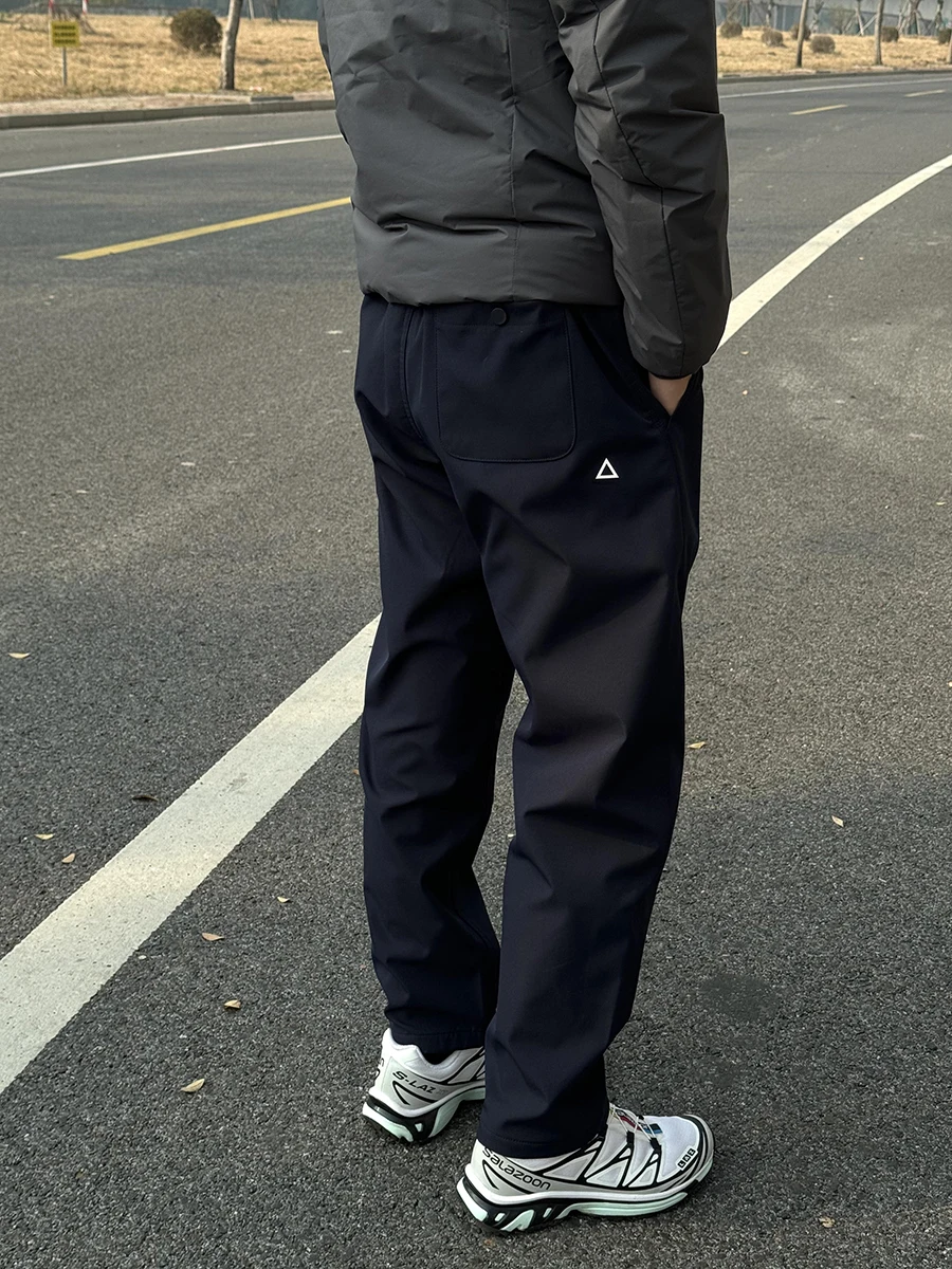 

Men's Waterproof Windproof Cargo Pants Spring Autumn Straight Leg Casual Trousers Trendy Brand Loose Fit Workwear Trousers