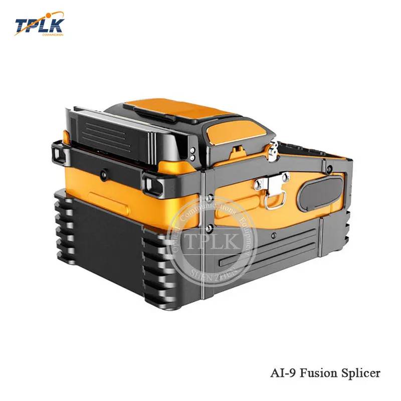 Originele Nieuwe Optische 6 Motoren Multi-Functionele Splicing Machine AI-9 Mini Fusion Splicer Met Vfl Optische Power Meter