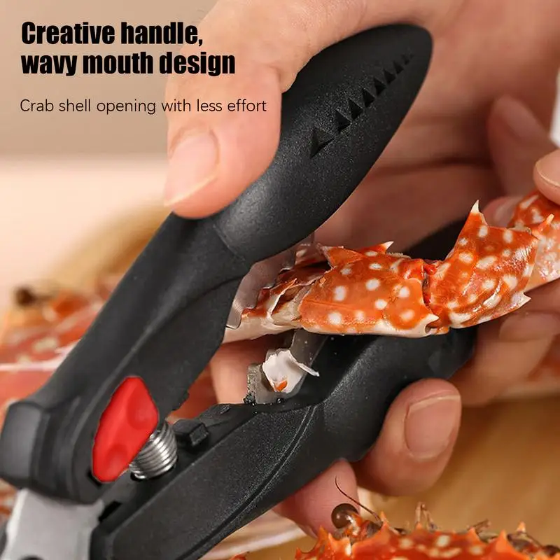 Seafood Cracker Tool Set Crab Leg Pick Utensils Set Multipurpose Stainless Steel Lobster Shrimp Crayfish Crawfish Scissors For