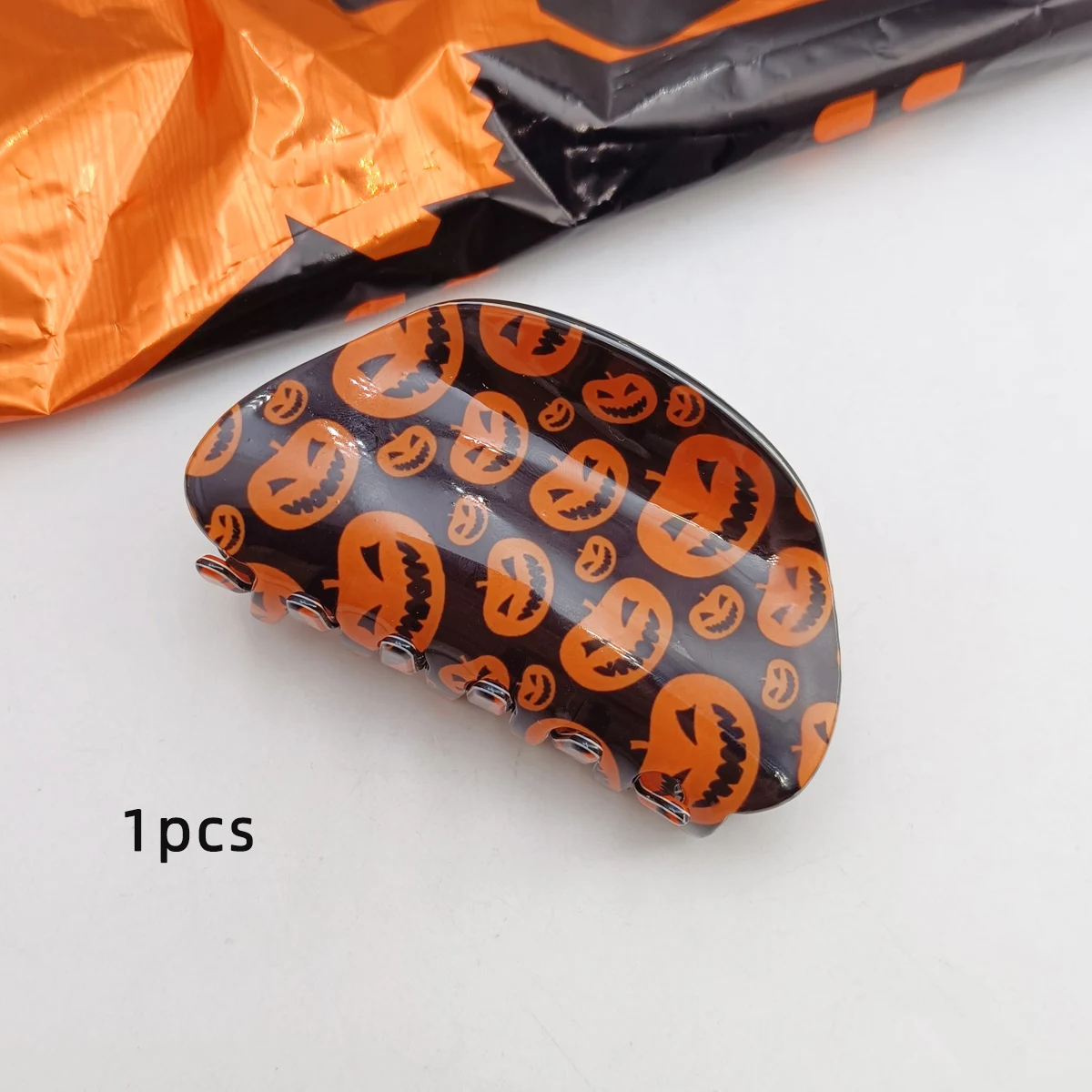 1PCS Halloween Haar Zubehör Geist Haar Clip für Frauen Mädchen Rote Hörner Haarnadel Schädel Klaue Y2K Gothic Haar schmuck – Detail 11