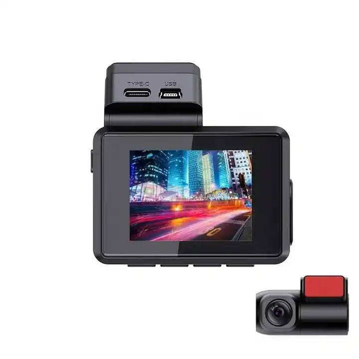 2024 New Arrival 4K IPS Screen Three lens Dash Cam WiFi GPS Front Inside Back Car DVR Video Recorder Dashcam