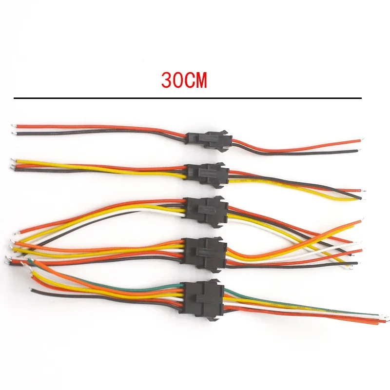 5pair-100pairs 3pin 4pin 5pin 6pin JST LED Connectors,Male And Female Connector for 3528 5050 RGB RGBW RGBWW LED Strip light