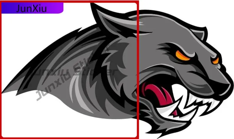 Angry Panther Leopard Head Wild Animal Vinyl Sticker Car Decal Bumper Bicycle Skateboard Suitcase Rv Stickers Graphics Decals