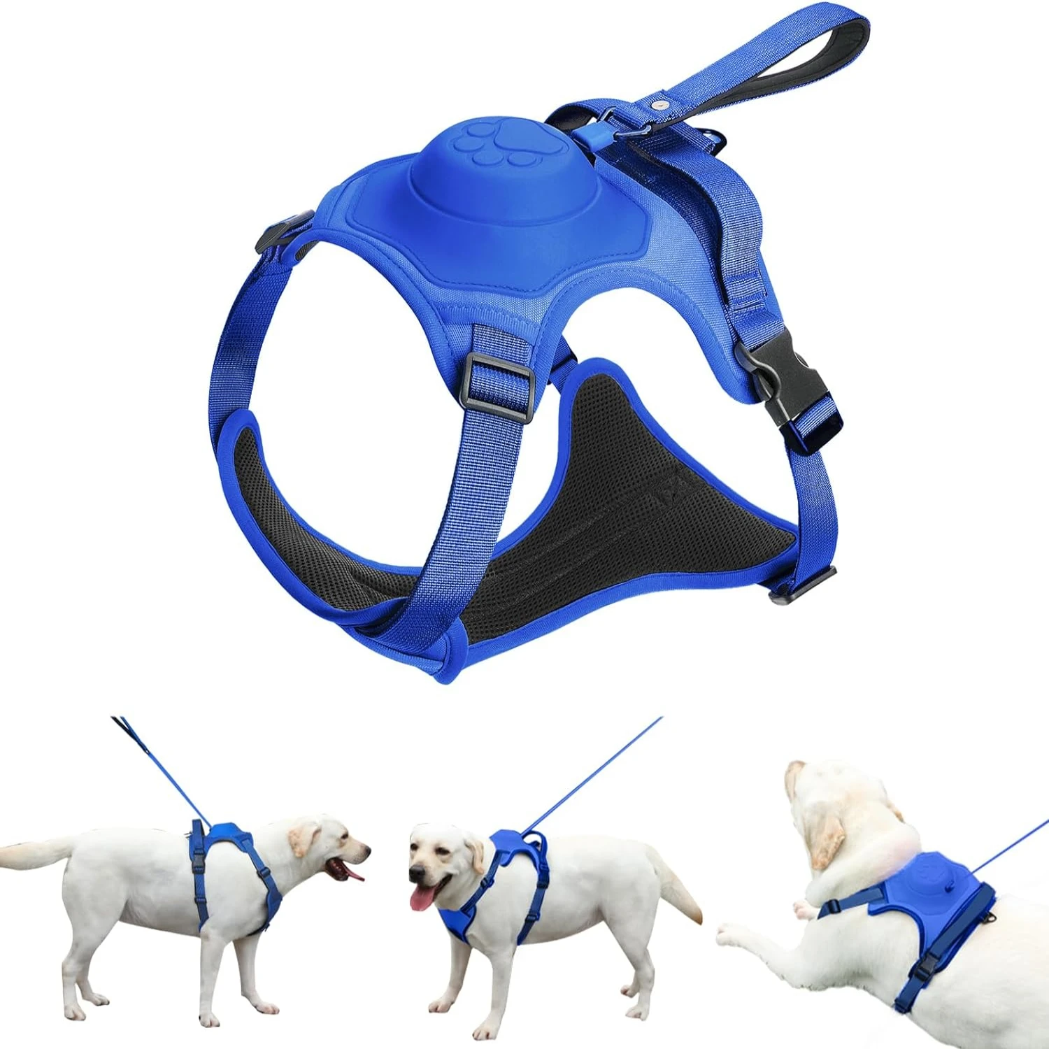 Top-quality, durable, and comfortable dog harness for ultimate peace of mind and comfort on stress-free outings and adventures. 