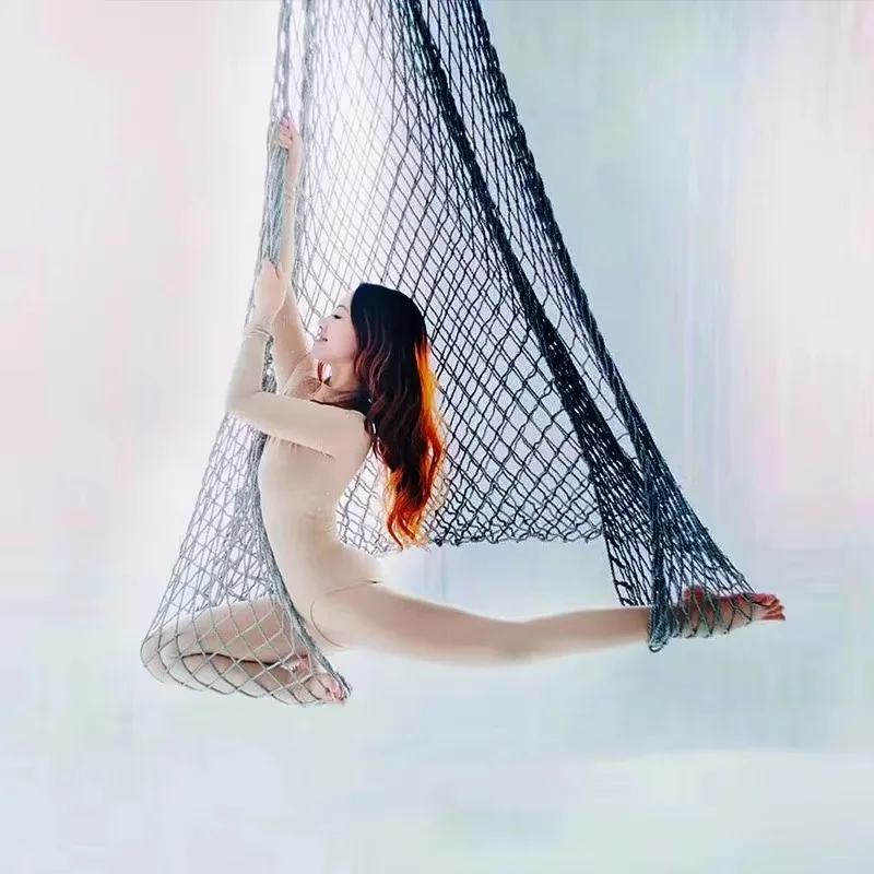 Aerial Hammock Yoga Net Style Suspension Swing Type Exercises for Professional Yoga Studio Use