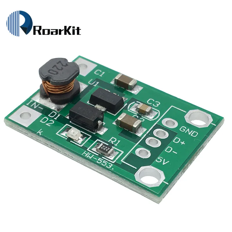 5/10/20PCS 600mA DC-DC Mini Step Up Power Module 1-5V To 5V Step-up Boost Converter