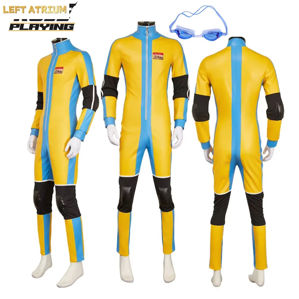 

Waterboy Cosplay Costume Men Fantasy Jumpsuit Gloves Movie Dispatched Roleplay Bodysuit Clothing Halloween Carnival Party Suit