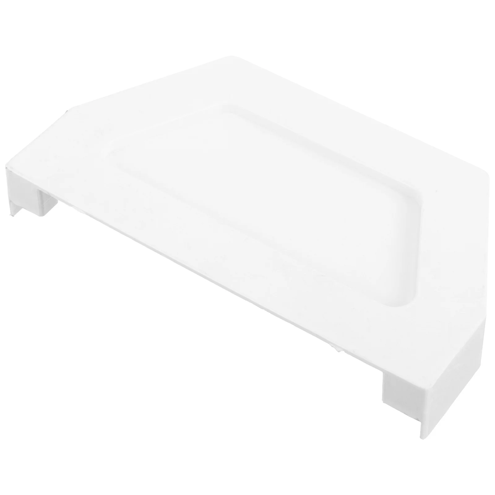 PVC Sink Gutter Bilateral External Plugging Seal Parts and Accessories Rain Indoor Plastic Downspout End White