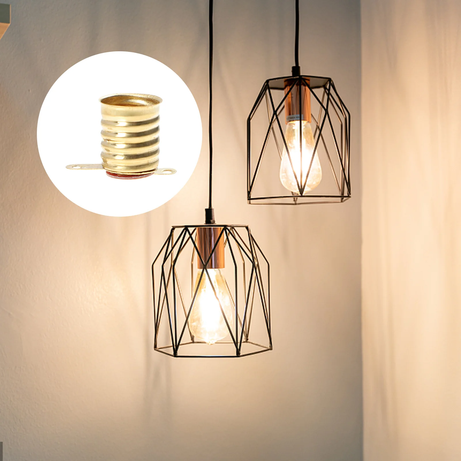 

25 шт. мини-цоколей для лампочек из меди для образовательных физических экспериментов и домашних электротехнических испытаний