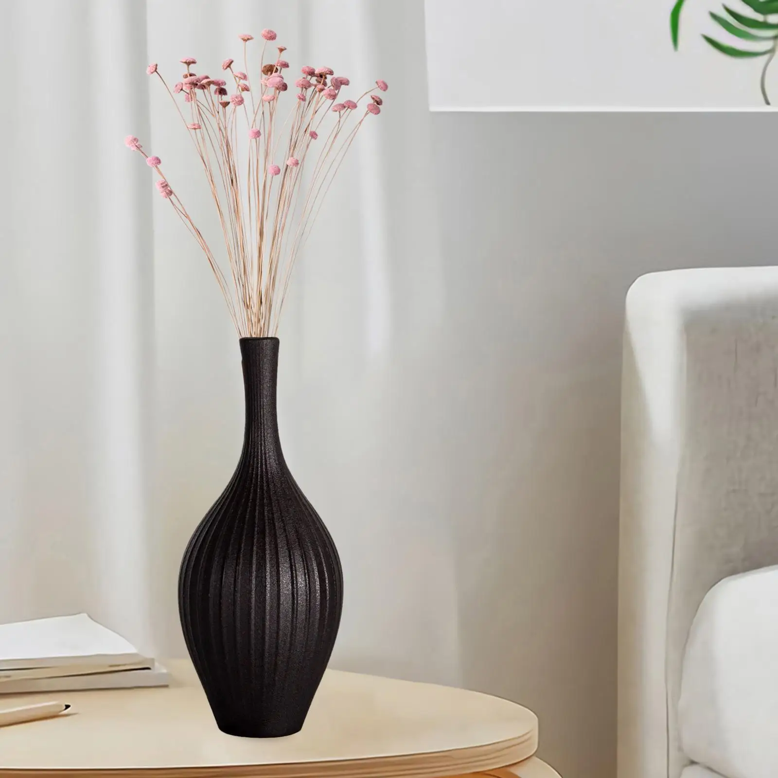 

Ceramic Vase Gift Decor Flower Vase for Bookshelf Farmhouse Bedroom