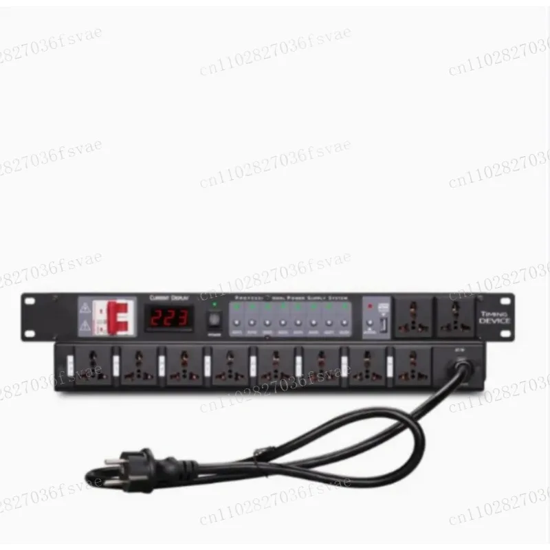 Professional Power Sequencer 8-way Sequence Controller High Power Manager Socket Stage Computer Central Control