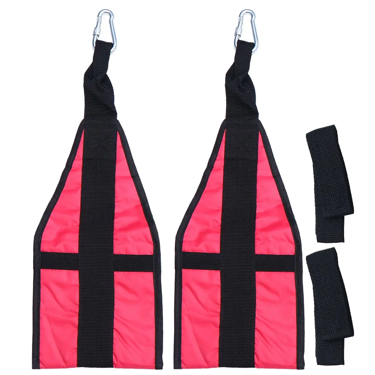 

Ab Sling Hanging Straps Fitness Gym Training Accessories Abdominal Exercise Belt High Strength Webbing Steel Hook