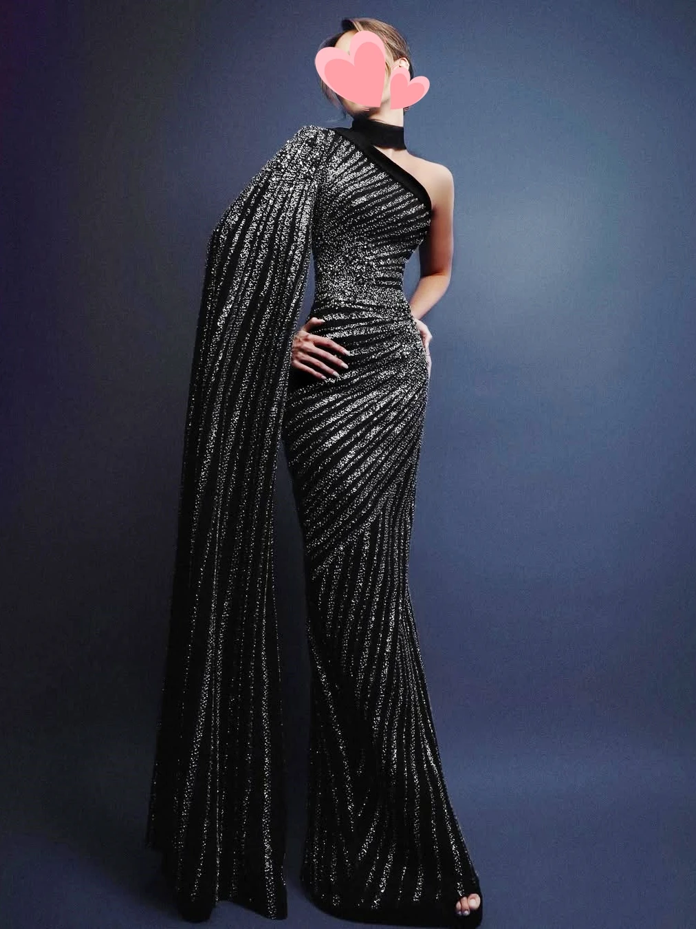 

Oisslec Dress Elegant Vintage Sexy Black Beads Mermaid Lace New Customized Formal Occasion Prom Dress Evening Party Gowns