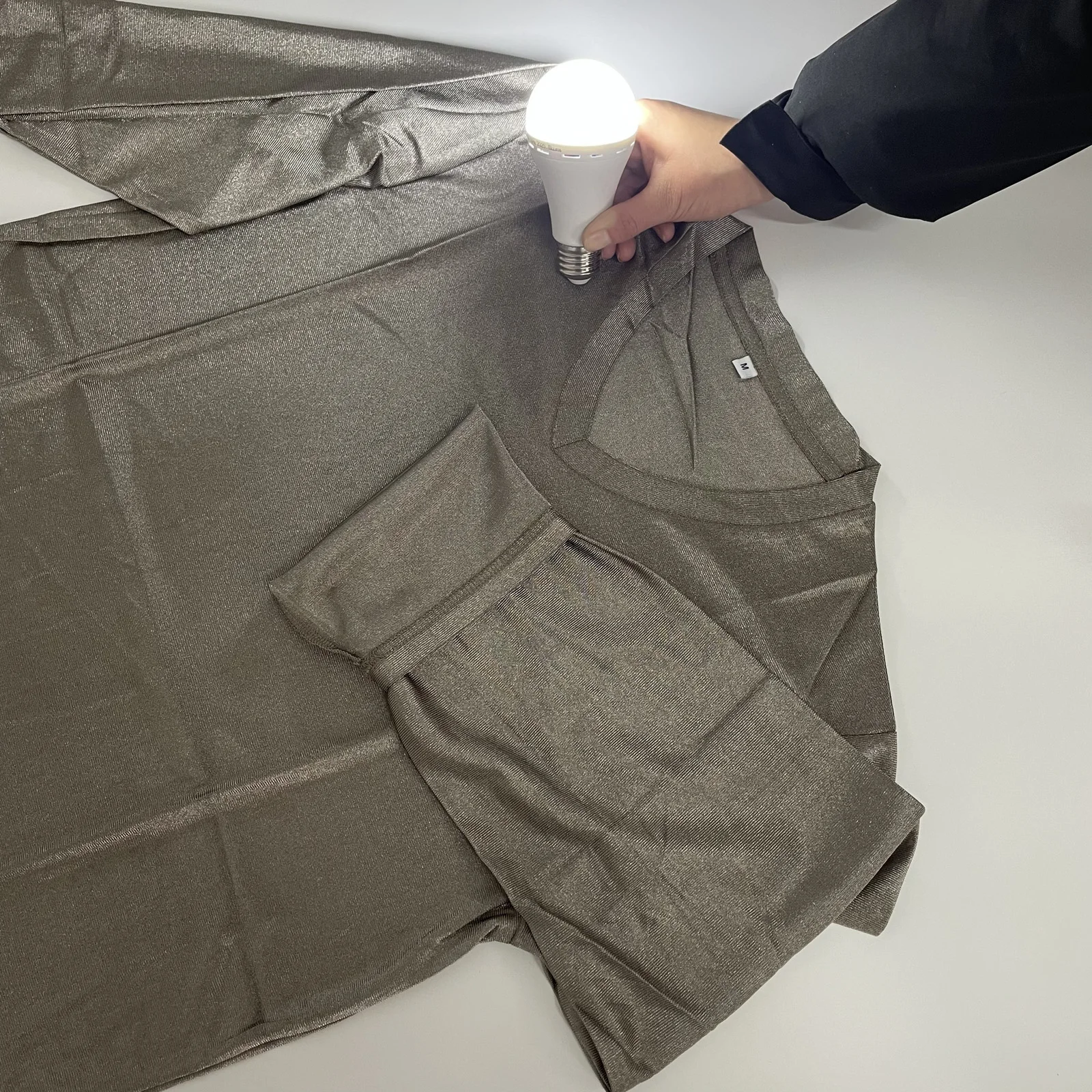 Conductive Silver Fiber Long-sleeve Underwear Antibacterial EMF/EMI/RF Blocking Anti-radiation Faraday Fabric Longjohns Soft