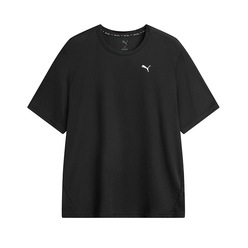 

Puma Black Puma Спортивная повседневная футболка с круглым вырезом и короткими рукавами, мужская и женская одежда 52075951