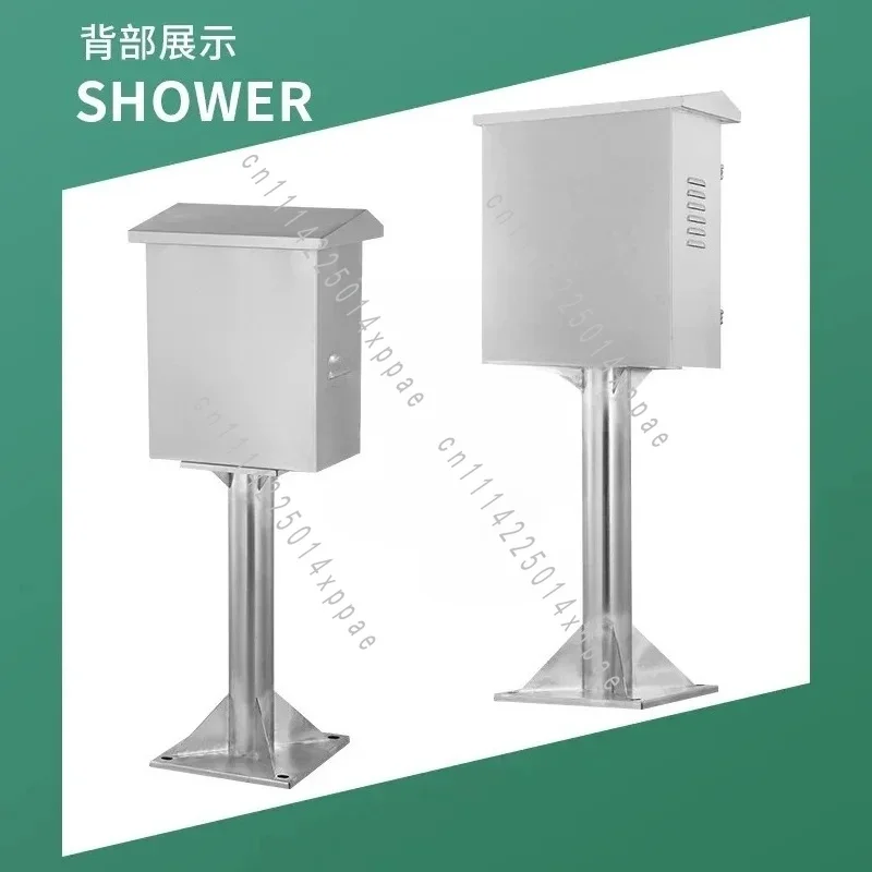 304 Stainless Steel Column Box Double-door Instrument Monitoring Distribution Box