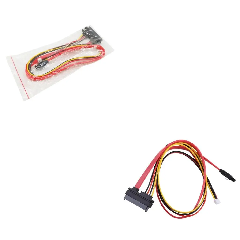 

22-pin (7+15) Male to Female Power Supply Adapter Cable for 2.5 "3.5" SSD