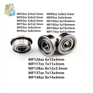 2-10pcs MF52ZZ MF62ZZ MF63ZZ MF74ZZ MF83ZZ MF84ZZ für MF148zz Miniature Flansch Fine Metall Metall Wandflansch 8 Hauptverkaufsflanschlager - №5
