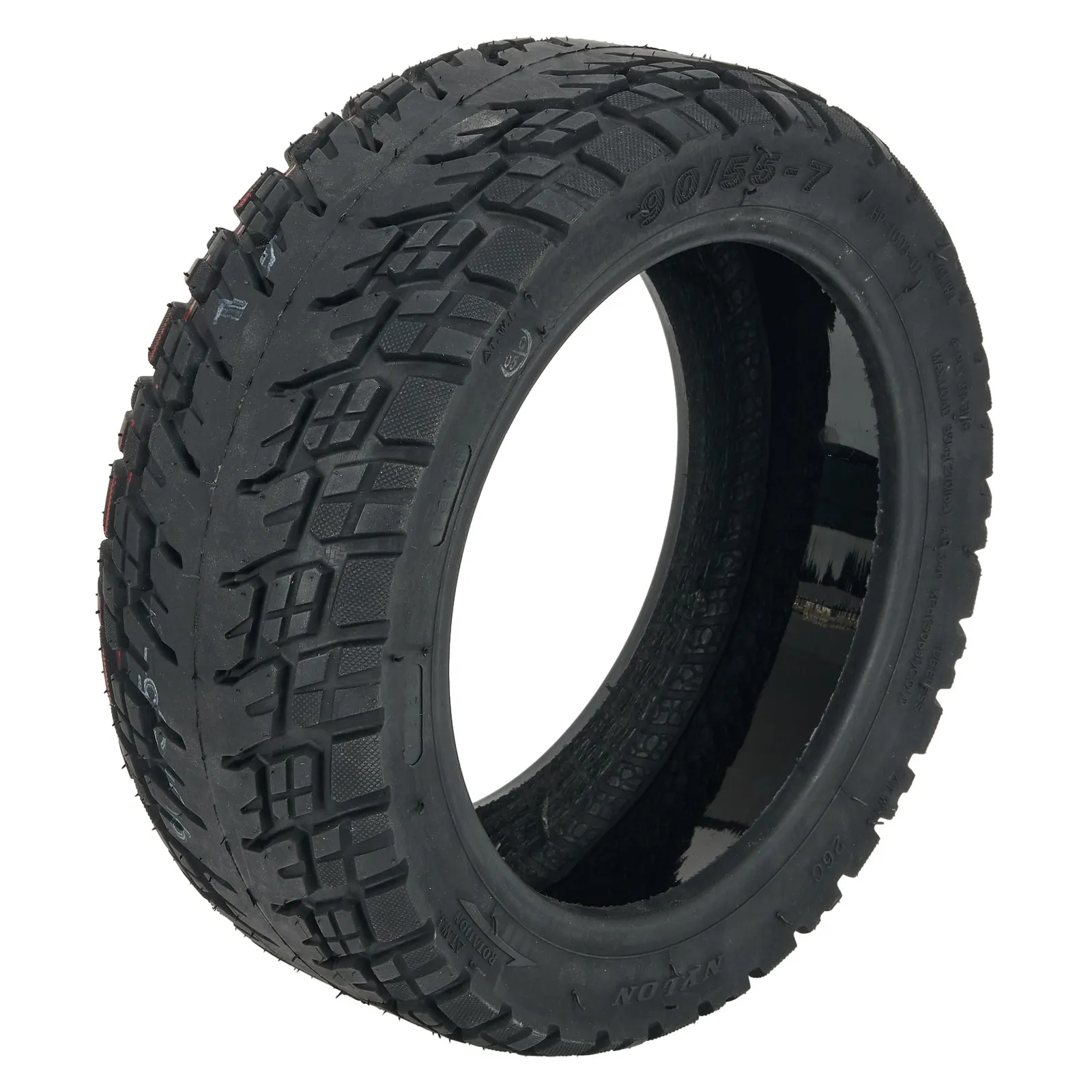 

E-Scooter Replacement Parts High Quality Hot Sale 2023 New Tubeless Tyre 90/55-7 Black 1207g Built-in Live Glue