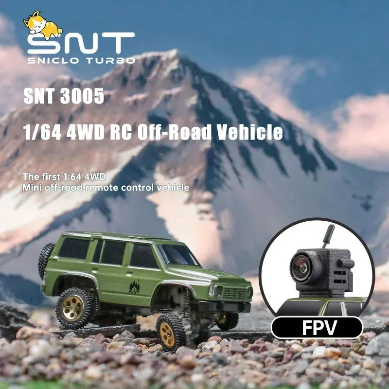 SNT 1/64 bezprzewodowy samochód FPV RC OR41-Y60 2.4G 4WD Model pojazdu terenowego symulacja Crawler zabawki na Boże Narodzenie prezent dla dorosłego