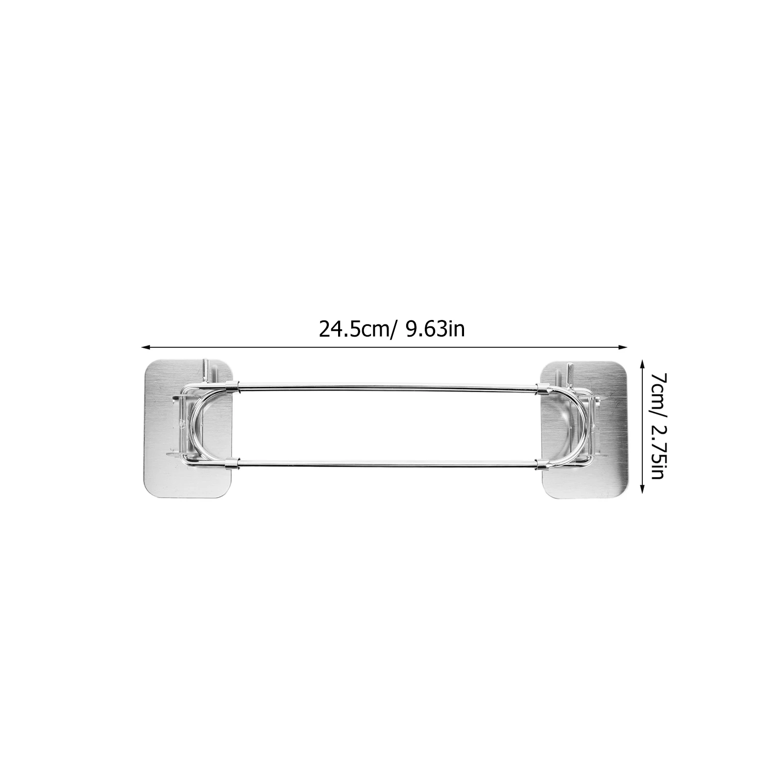 

Stainless Steel Storage Pole Durable Bathroom Corner Rack Rv Shower Shelf Retainer Rod Accessories Organizer Space Saving Travel