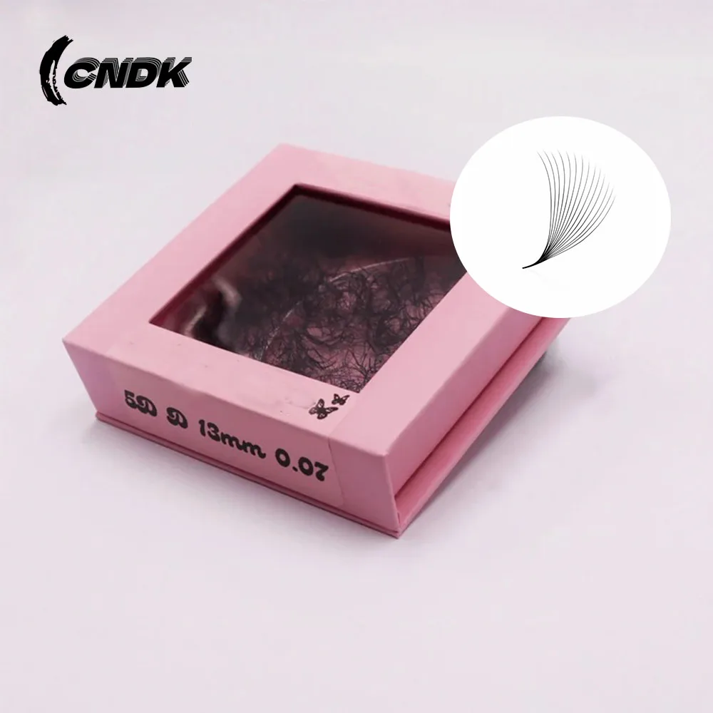 3D-20D Sharp Pointy Stem Premade Volume Loose Fans 500 Fans 0.05/0.07mm Lash Slim Base Promade Russia Volume Fans Eyelash