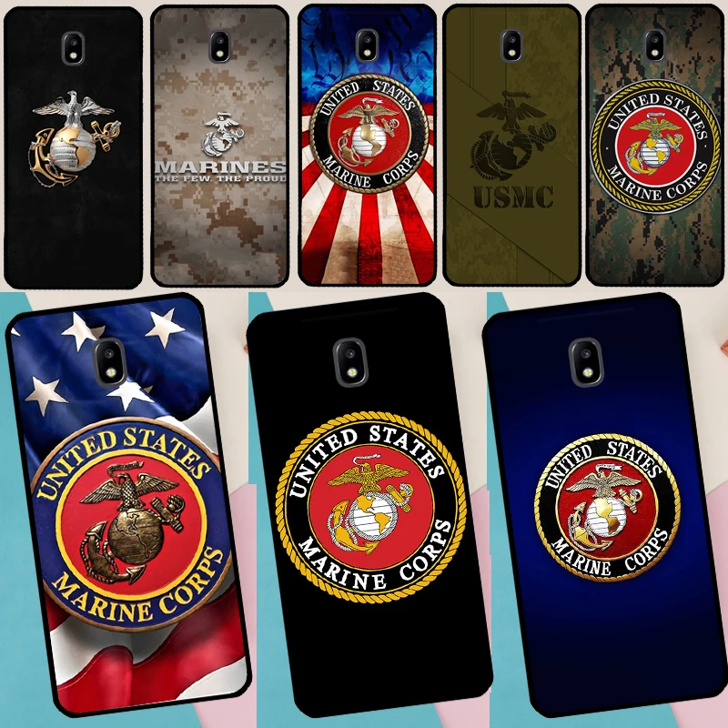 United States Marine Corps LOGO Case For Samsung J1 J3 J5 J7 2016 A3 A5 2017 A7 A9 A6 A8 J4 J6 Plus J8 2018 Phone Cover